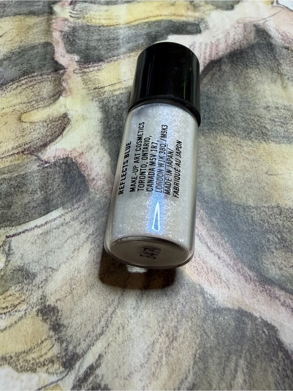 MAC COSMETICS NEW REFLECTS BLUE Glitter Loose Powder VIAL Mini NEW RARE!